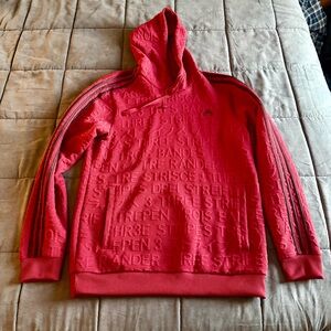 Adidas Maroon Hoodie Sweatshirt New!